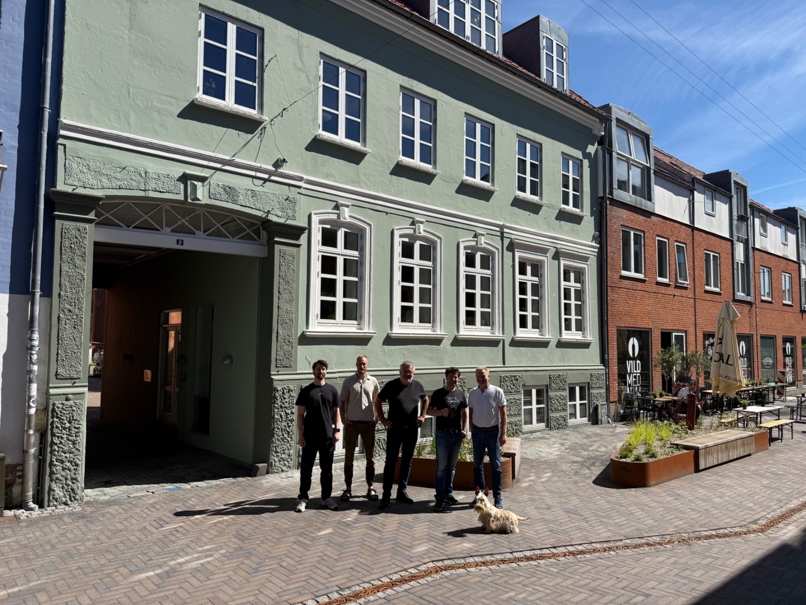 Lyst og moderne kontorfællesskab i Kolding med skandinavisk indretning