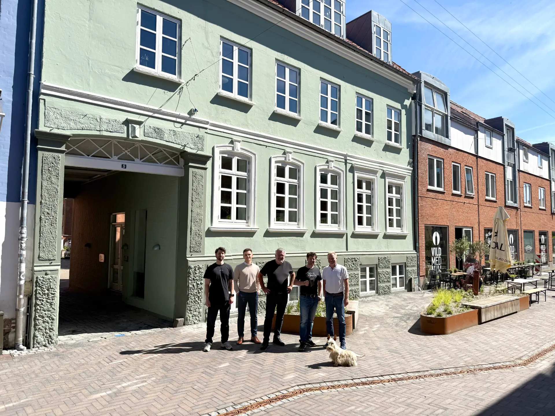 SecondHub foran kontorfællesskabet i Klostergade i Kolding